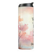 聖書の詩タンブラー詩篇46:3 – 名パーソナライズされた前 タンブラー (回転左)