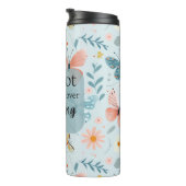 聖書の詩タンブラー – "不安にしないで"フィル4:6 タンブラー (回転右)