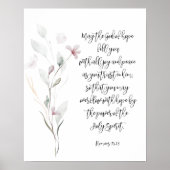 聖書の詩フローラ聖なる書物、 経典 ポスター (正面)