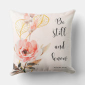 聖書の詩フローラ詩篇46 クッション (裏面)