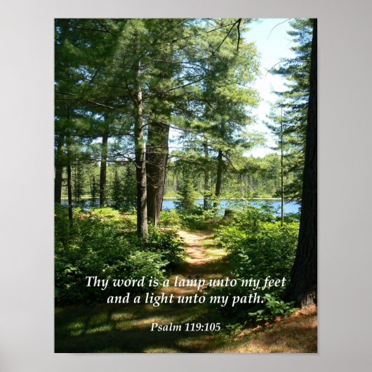 聖書の詩ポスター ポスター (正面)