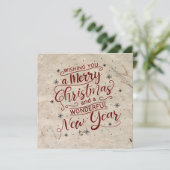 聖書の詩句と共にクリスマスを祝う シーズンカード (スタンド正面)