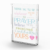 聖書の詩祈りの言葉&信仰キリスト教パステルカラーズ フォトブロック (右)