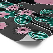 聖書の詩篇30:5のキリスト教のポスター ポスター (角)