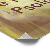 聖書の詩篇33:22 ポスター (角)