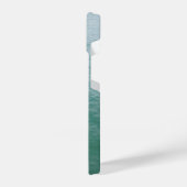 聖書の詩篇46:10海表示 iPhoneケース (左側面)