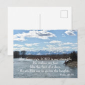 聖書の詩篇46:10 ポストカード (正面/裏面)