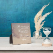 聖書の詩篇91:4羽感動的 フォトプラーク (インサイチュ)