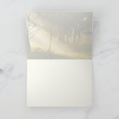 聖書の詩篇 イザヤ30:21 グリーティングカード (内部)