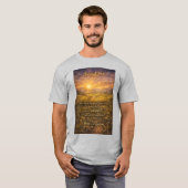 聖書の詩篇 エレミヤ書29:11 クリスチャン メンズ Tシャツ (正面フル)