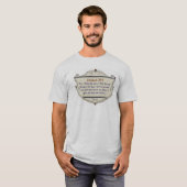 聖書の詩篇 エレミヤ書29:11 クリスチャン メンズTシャツ Tシャツ (正面フル)