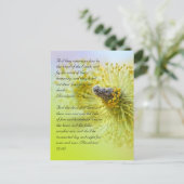 聖書の詩篇、春の季節 ポストカード (スタンド正面)