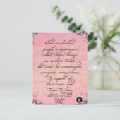 聖書の詩篇 17:30 記憶カード - ポストカード (スタンド正面)