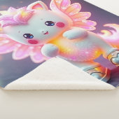 聖書の詩篇#1 - Nini – 神は愛1ヨハネ4:8 シェルパブランケット (3/4)