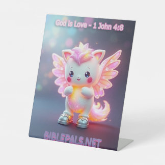 聖書の詩篇#1 - Nini – 神は愛1ヨハネ4:8 台座サイン