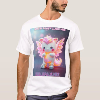 聖書の詩篇#1 - Nini – 神は愛1ヨハネ4:8 Tシャツ