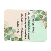 聖書の詩詩篇グリーンリー聖なる書物、 経典磁石 マグネット (横)