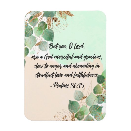 聖書の詩詩篇グリーンリー聖なる書物、 経典磁石 マグネット (縦)