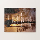 聖書の詩詩篇31:14わたしの時は、あなた方の手にある ジグソーパズル (横)