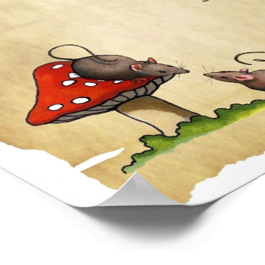 聖書の詩:イザヤ書第41章10節、恐れるな、自然芸術 ポスター (角)