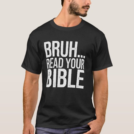 聖書の詩 キリスト教徒 読書 聖書 聖句 アプリ Tシャツ (正面)