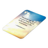 聖書の詩、コロサイ3-17、 マグネット (左側)