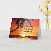 聖書の詩，ピリピ4:13, カード (黄色い花)