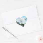 聖書の詩、フィル4:13、私は全てのことを行うことができる… ハートシール (封筒)