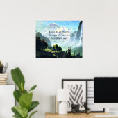 聖書の詩、フィル4:13、私は全てのことを行うことができる… ポスター (ホームオフィス)