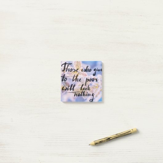 聖書の詩 ポストイット (デスク上)