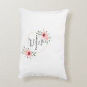 聖書の詩、彼女は宝石よりはるかに大切多い。 アクセントクッション (裏面(縦))