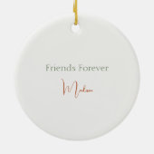 聖書の詩「甘い友情」水色の鳥 セラミックオーナメント (裏面)