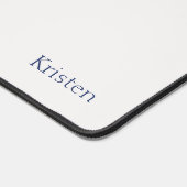 聖書の詩「甘い友情」水色の鳥 デスクマット (コーナー)