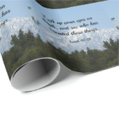 聖書の詩， Isaiah 40:26 ラッピングペーパー (ロールコーナー)