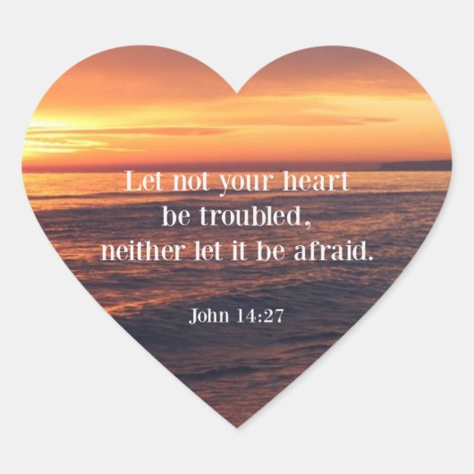 聖書の詩, John 14 27 ハートシール (正面)