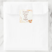 聖書の詩 – Nehemiah 8:10ノート スクエアシール (バッグ)