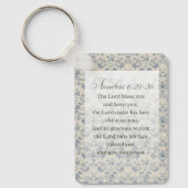 聖書の詩 Numbers 6:24-26 アート キーホルダー (正面)
