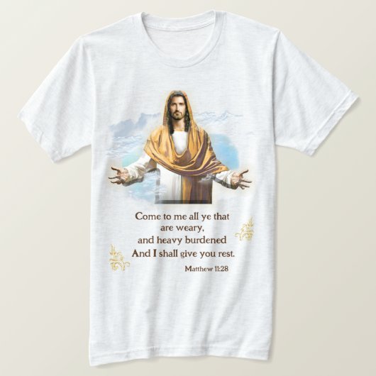聖書の詩 Tシャツ (デザイン正面)