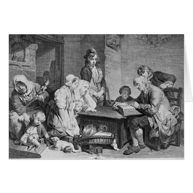 聖書の読書 (正面横)