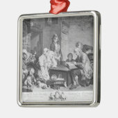 聖書の読書 メタルオーナメント (左)