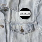 聖書の諺の3:5 - 6 --を読んで下さい 缶バッジ (インサイチュ)