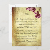 聖書の通路天使のはがき ポストカード (正面/裏面)