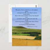 聖書の通路、風景 ポストカード (正面/裏面)