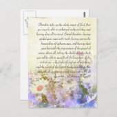 聖書の通過、グランジデイジーはがき ポストカード (正面/裏面)