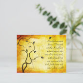 聖書の通過、木グランジの枝 ポストカード (スタンド正面)