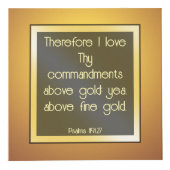 聖書の金ゴールド フォトキューブ (右)