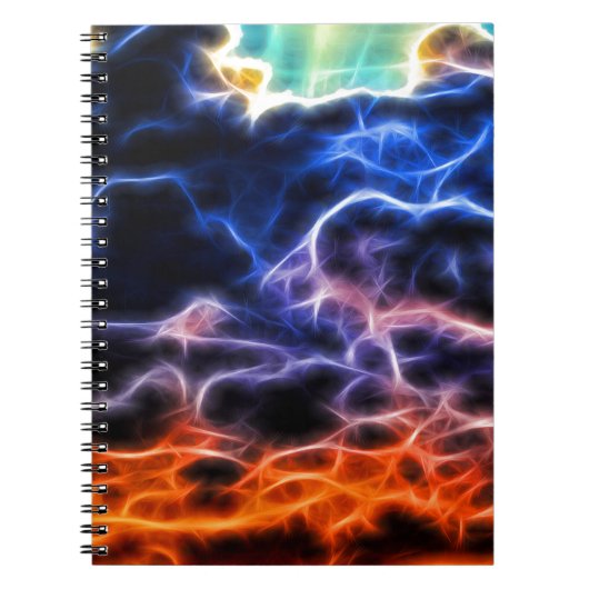 聖書の電化された積雲の天窓 ノートブック (正面)