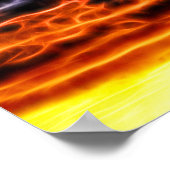 聖書の電化された積雲の天窓 ポスター (角)