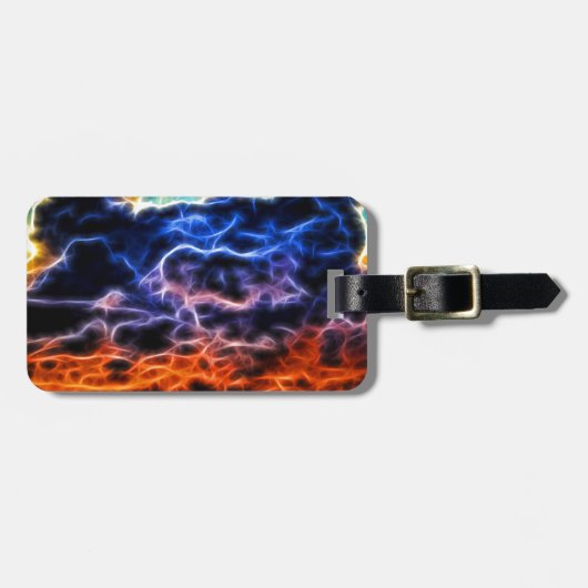 聖書の電化された積雲の天窓 ラゲッジタグ (正面横)