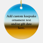 聖書の10の命令、神の法律 セラミックオーナメント (裏面)